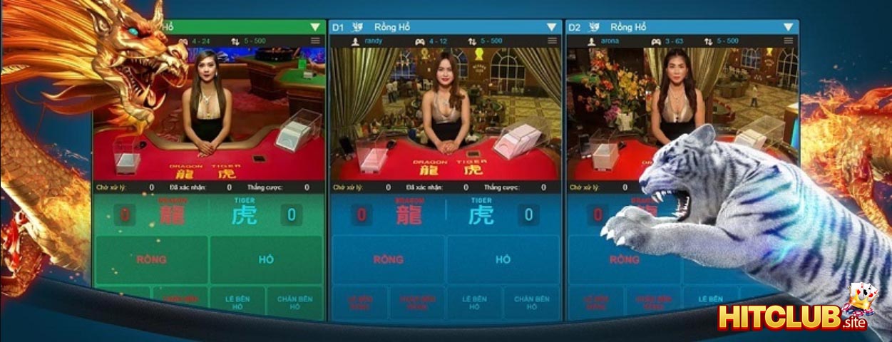 Luật chơi game bài rồng hổ Hit Club