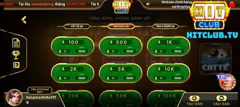 Lợi ích khi tham gia game bài Catte Hit Club