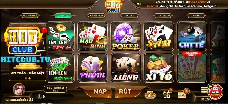 Hướng dẫn các bước tham gia cá cược Poker Hit Club