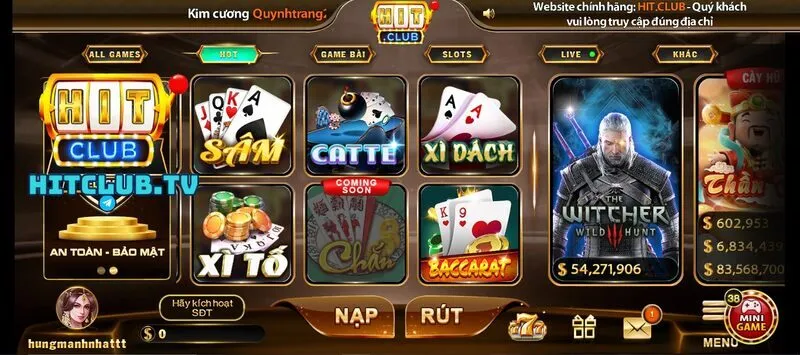 Những tính năng đặc biệt chỉ có tại Sâm Hit Club