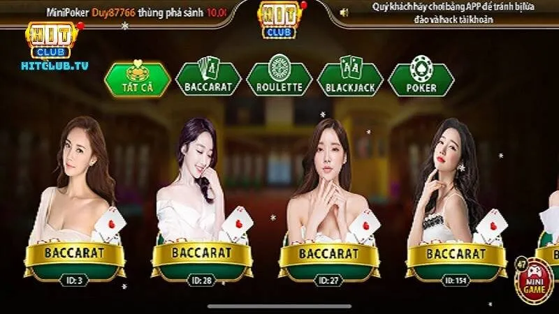 Live casino Hit Club có gì hấp dẫn?