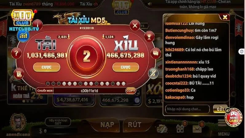 Tài xỉu MD5 Hit club là gì?