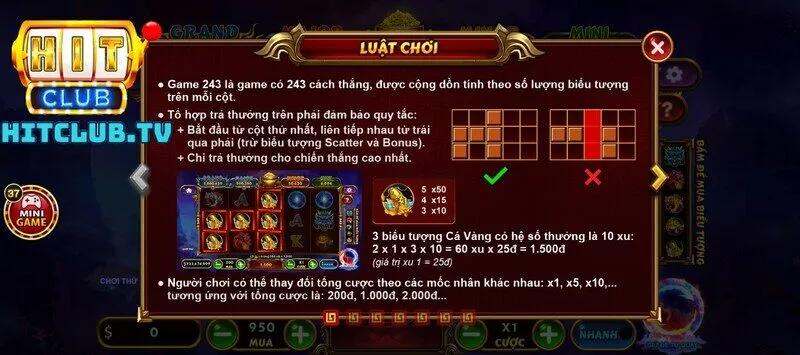 Hướng dẫn tham gia Kho báu tứ linh Hit Club