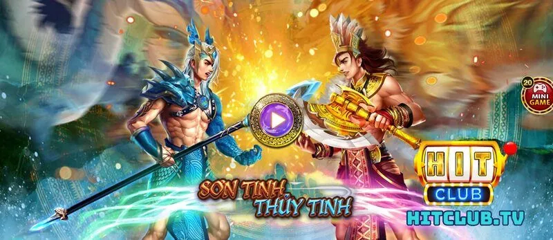 Bước 5: Bấm lệnh dừng quay và nhận thưởng nếu thắng sơn tinh thủy tinh hit club